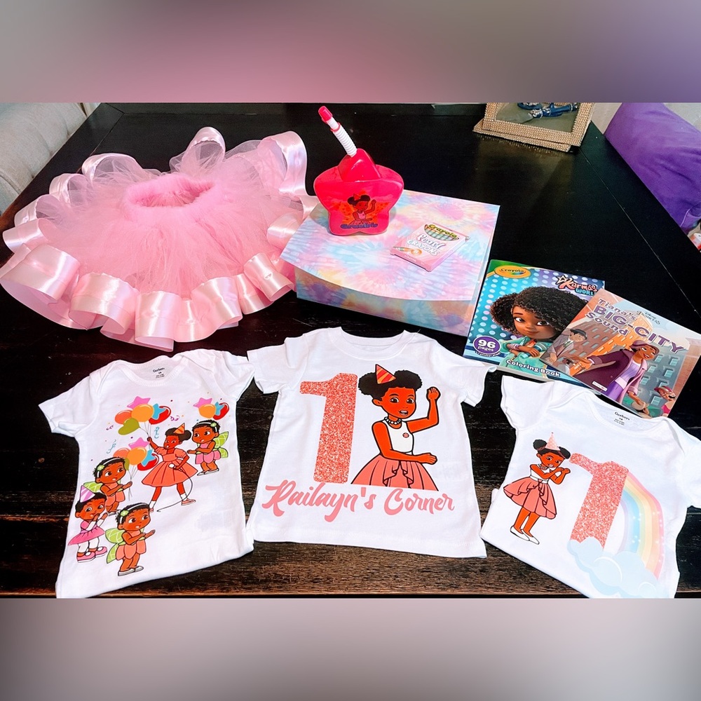 Gracie’s Corner tutu set (Everything is customized and made to order)